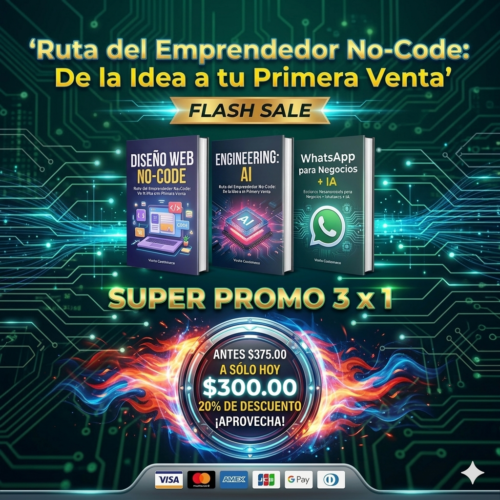 Kit Completo para Emprendedores: WhatsApp + Diseño Web + Inteligencia Artificial
